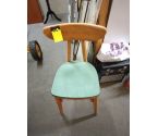 CHAISE ANNEES 60 ASSISE VERTE