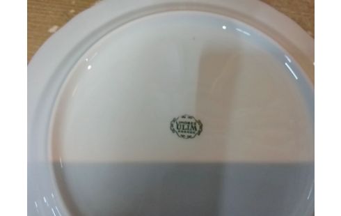 SERVICE DE TABLE PORCELAINE LIMOGES ULIM