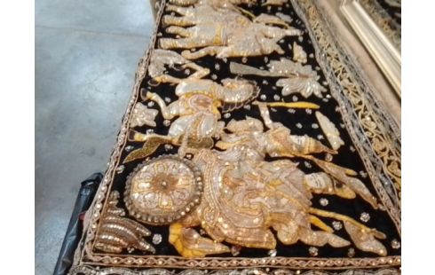 TOILE FRESQUE TISSU THAÏLANDE