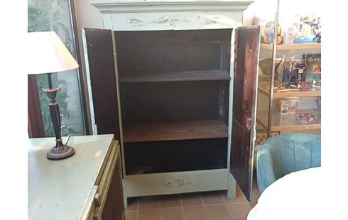ARMOIRE 19 EME PATINÉE VERTE