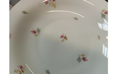 SERVICE DE TABLE+dessert+cafe bavaria decor rose