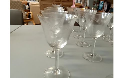 SERVICE de verres retro