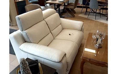 SALON cuir bicolor 3+2