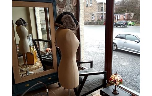 MANNEQUIN pied metal reglable