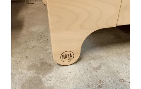 MEUBLE dressing laqué blanc RAFA