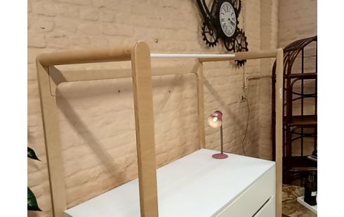 MEUBLE dressing laqué blanc RAFA