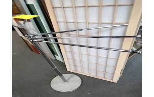 PORTE SERVIETTE Metal gris