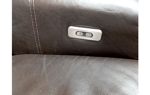 CANAPE D'ANGLE cuir 2 relax electrique TOP