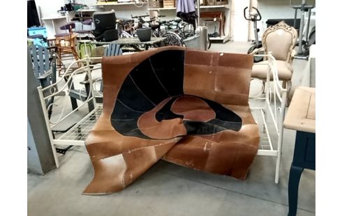 LIT/canape metal blanc