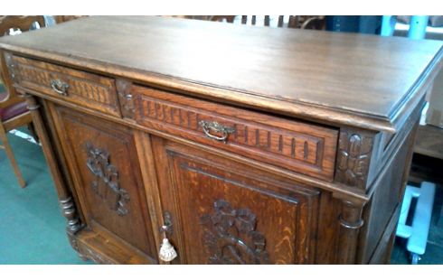 SCHRANK EICHE, , BUCH 2 TÜREN / 2 SCHUBLADEN