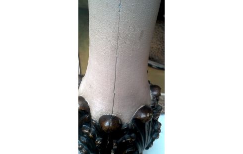 COLONNE PLATRE, , POLYCHROME A RESTAURER