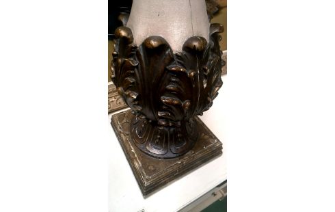 COLONNE PLATRE, , POLYCHROME A RESTAURER