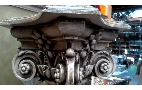 COLONNE PLATRE, , POLYCHROME A RESTAURER