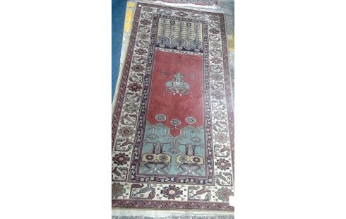TAPIS ORIENTAL LAINE ORANGE