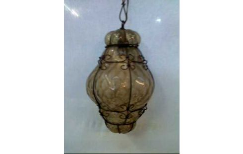 PENDELLEUCHTE MESSING MURANOGL. <SEGUSO-STIL>