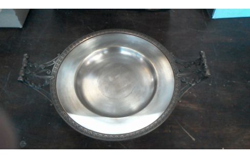 FUENTE METAL PLATEADO