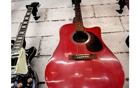 GUITARES ELECTRO ACOUSTIQUES JASMINE TAKAMINE ROUGE