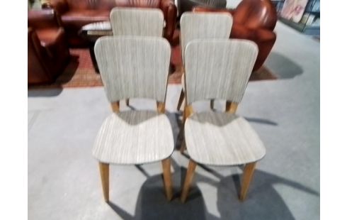 4 CHAISES VINTAGE
