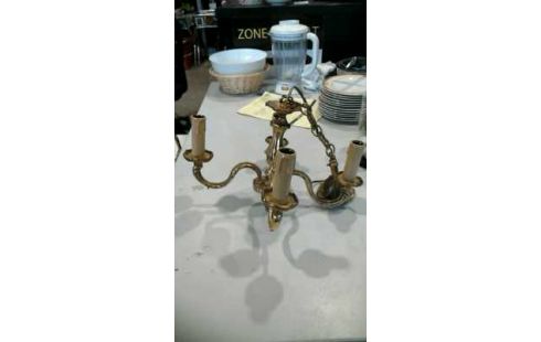 LUSTRES 4 BRANCHES  BRONZE