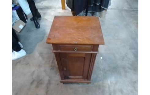 CHEVET 1 TIROIR BOIS EN L'ETAT