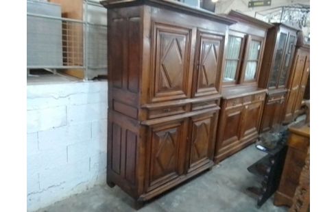 BAHUT 2 CORPS BOIS MASSIF ANCIEN