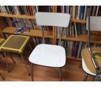 CHAISE FORMICA BLANCHE