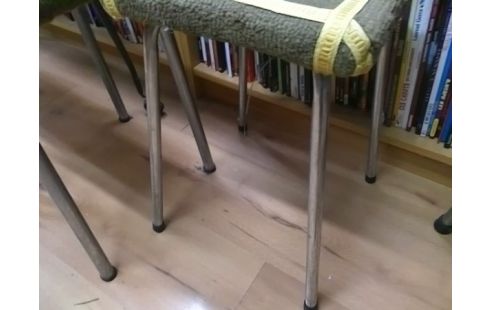 TABOURET TISSU VERT