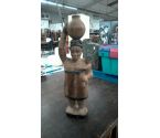 STATUE BOIS SCULPTE MATERNITE CONGO ?