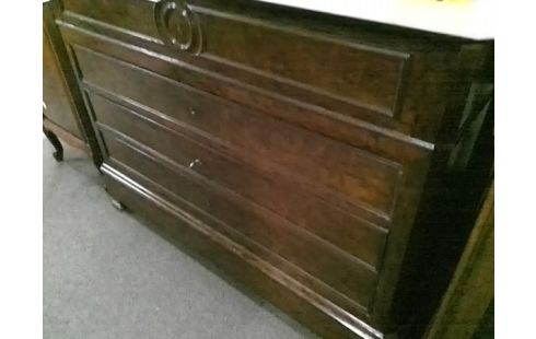 COMMODE ANCIENNE AVEC MARBRE
