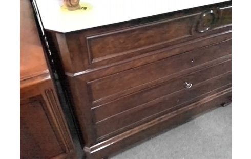 COMMODE ANCIENNE AVEC MARBRE