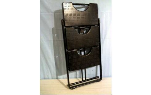 LEITER SCHWARZ 3-STUFEN KLAPPBAR