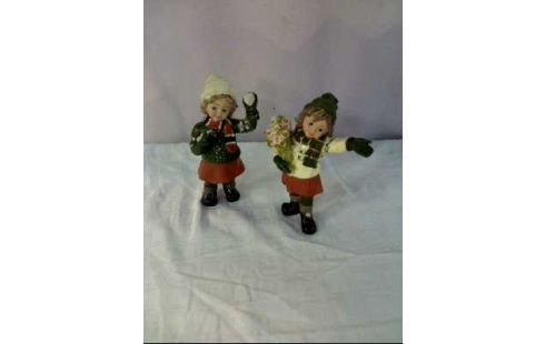 FIGUR 2-ER SET KINDER KUNSTHARZ REALISTISCH