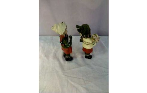 FIGUR 2-ER SET KINDER KUNSTHARZ REALISTISCH