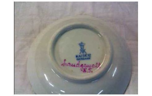 PORZELLANSET <KAISER> 12-TLG. ROSA VERZIERT