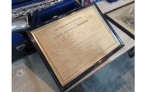 DIPLOME ESCRIME MILITAIRE DIPLOMATIE