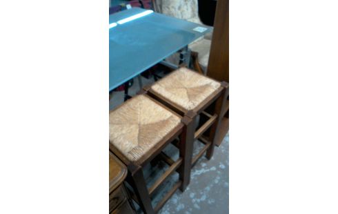 PAIRE DE TABOURETS DE