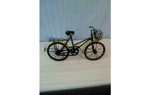 FAHRRAD MINIATUR METALL SCHWARZ GRÜN