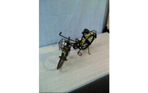 FAHRRAD MINIATUR METALL SCHWARZ GRÜN