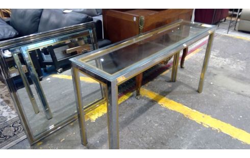 CONSOLE+MIROIR  1970 BELGOCHROME