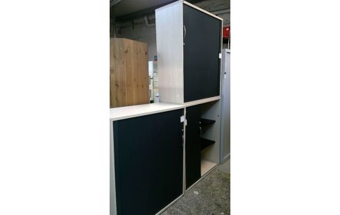ARMOIRE DE BUREAU MM A VOLET + ETAGERE