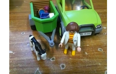 PLAYMOBIL VETERINAIRE VOITURE