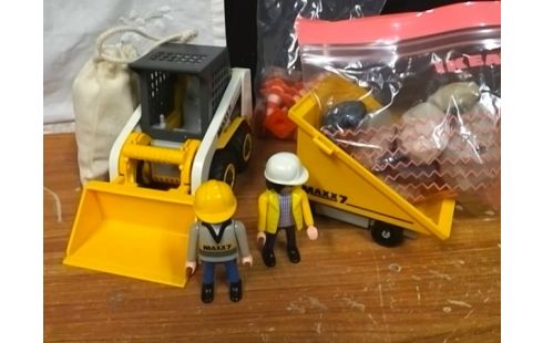 PLAYMOBIL PELLETEUSE AVEC ROCHERS