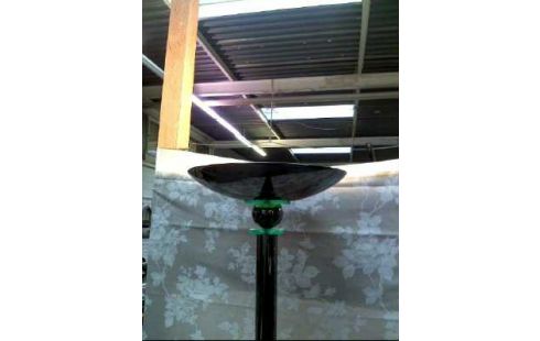 STEHLAMPE TORCHIERE METALL GLAS DIMMBAR