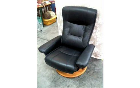 SESSEL M. HOCKER HOLZ LEDEROPTIK SCHW.