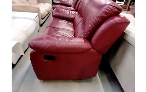 CANAPE CUIR RELAX MECANIQUE