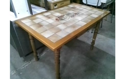 TABLE CUISINE CARRELEE 1T