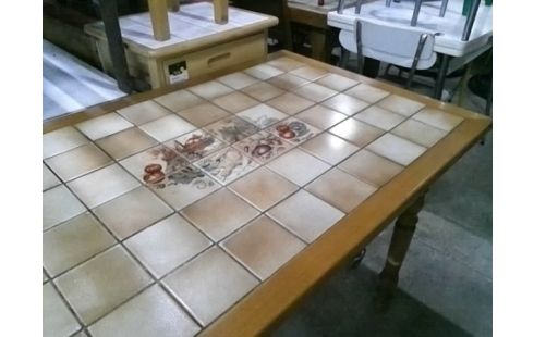 TABLE CUISINE CARRELEE 1T