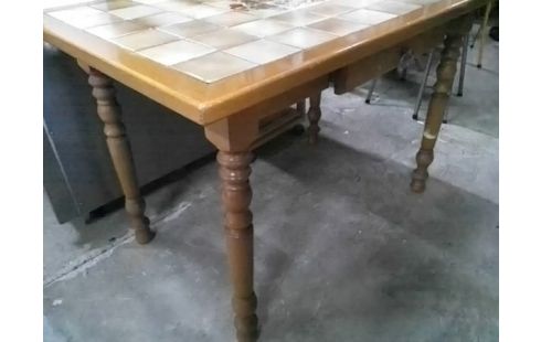 TABLE CUISINE CARRELEE 1T