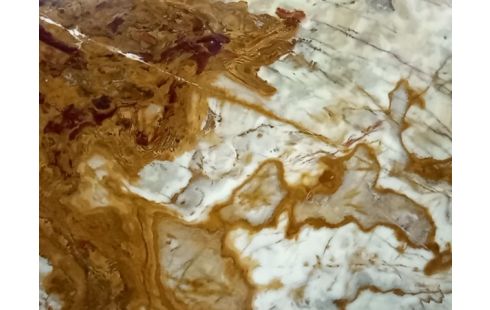 TABLE BASSE laiton marbre