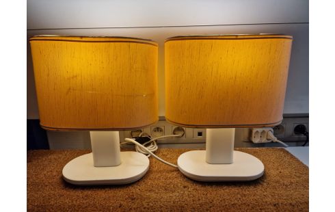 PAIRE DE LAMPES À POSER STAFF ÉTAT VINTAGE